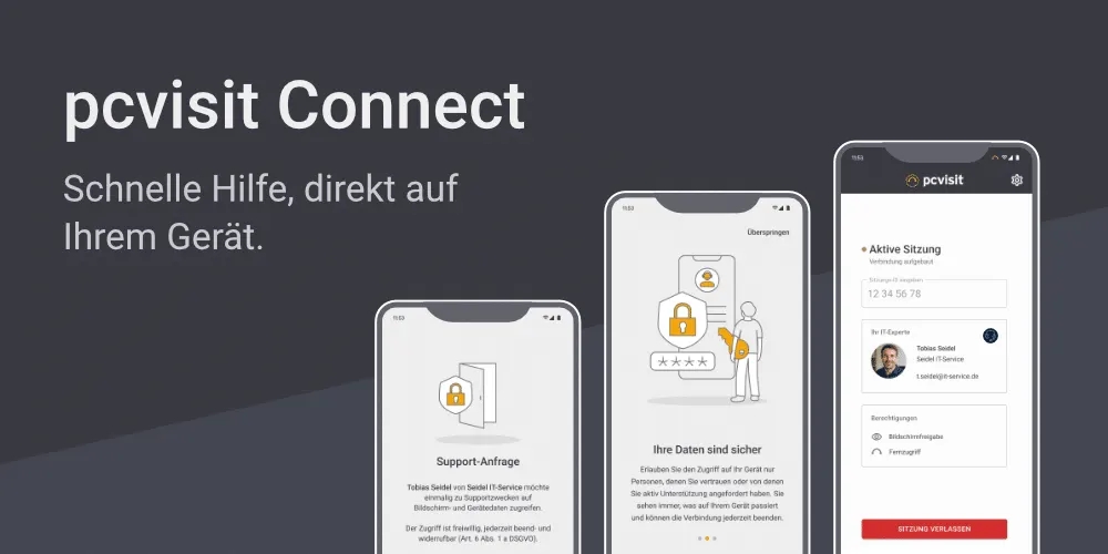 pcvisit Connect App für Android