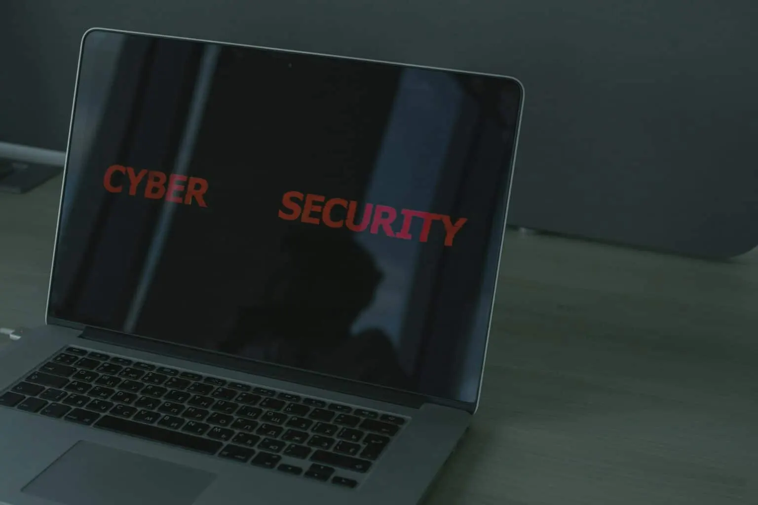 Cyber Security auf dem Laptop